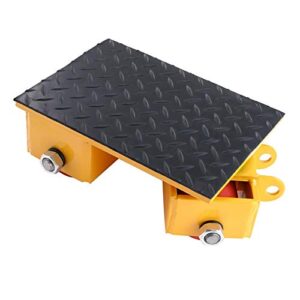 Machinery Mover Industrial Dolly Skate Cast Steel Roller 360° Rotation 6T 8T 12T (6T)