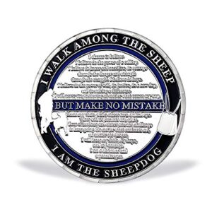 Thin Blue Line Police Officer Challenge Coin - I Got Your Six