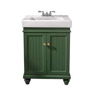 legion furniture 24-inch vogue green sink vanity