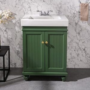 Legion Furniture 24-inch Vogue Green Sink Vanity