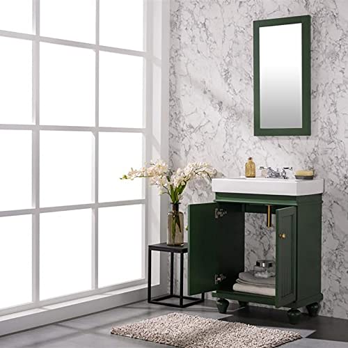 Legion Furniture 24-inch Vogue Green Sink Vanity