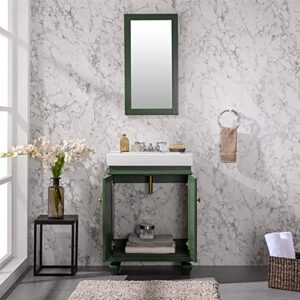 Legion Furniture 24-inch Vogue Green Sink Vanity