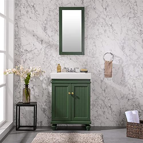 Legion Furniture 24-inch Vogue Green Sink Vanity