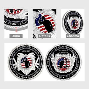 United States Veteran Soldier Challenge Coin Military Souvenir Coin