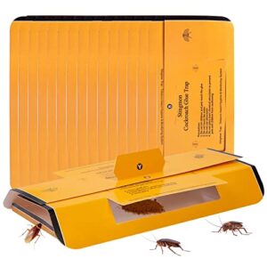 12 pack roach traps roach killer indoor infestation, cockroach killer indoor home bug glue trap sticky traps for insects