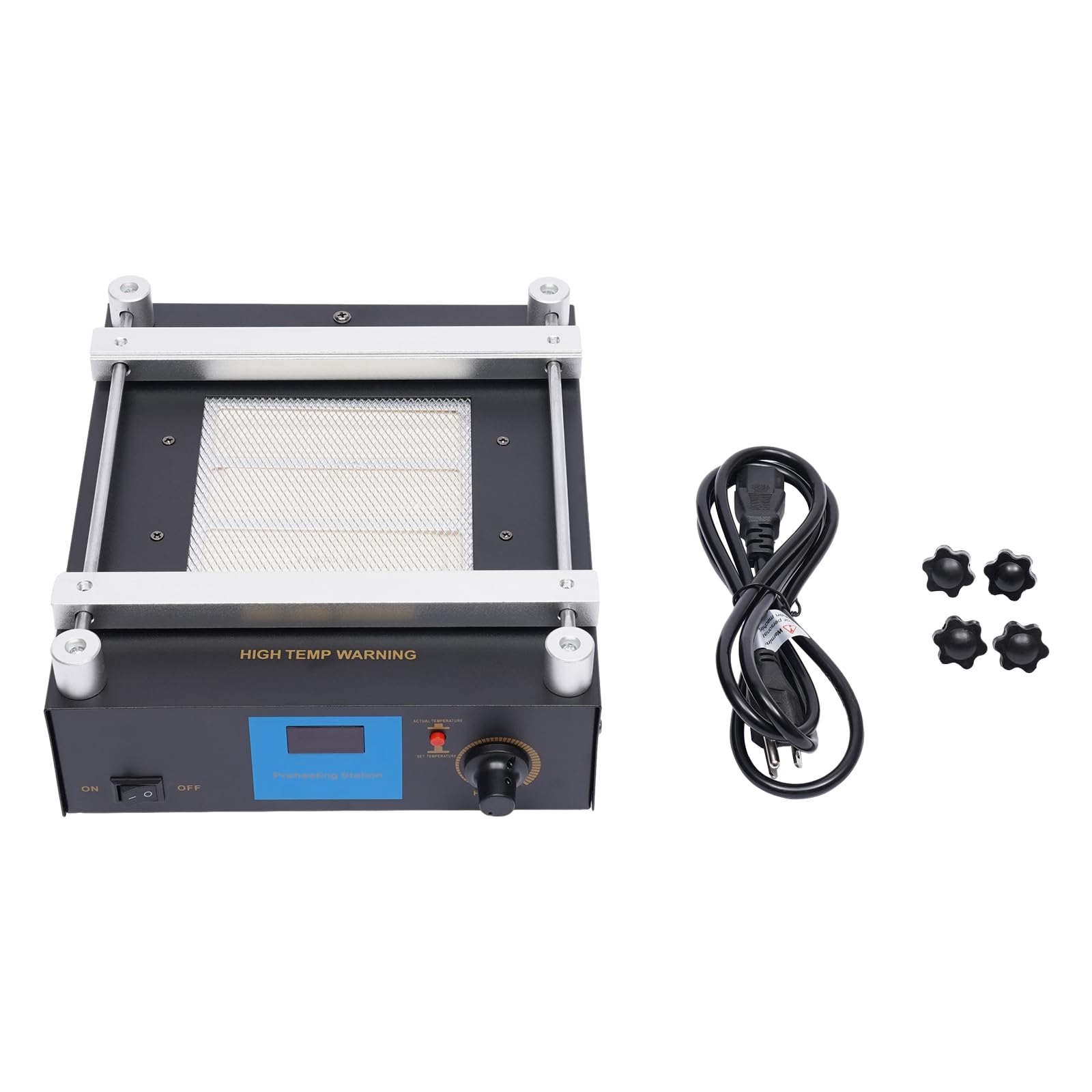 Preheating Rework Station, 110V 853A 600W SMD PCB Preheat bga Rework Station Hot Plate Preheating Oven Welder