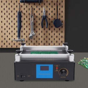 Preheating Rework Station, 110V 853A 600W SMD PCB Preheat bga Rework Station Hot Plate Preheating Oven Welder