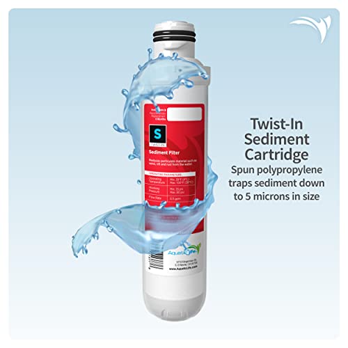 Twist-In Replacement Pack Cartridges, 75 GPD Membrane, Sediment, Carbon & Deionization