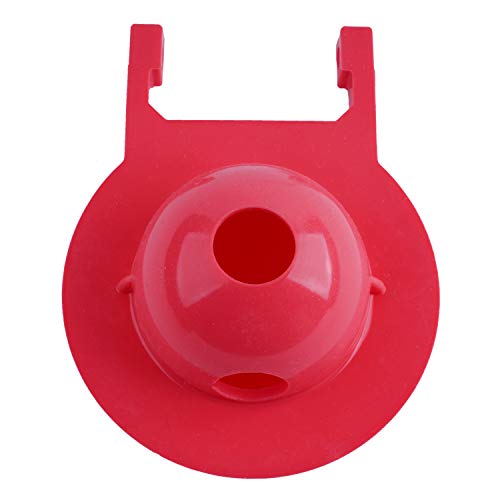 iFealClear Toilet Flappers Compatible with TOTO Flapper Model THU138S, Replaces 3-Inch Flappers Long Lasting Rubber Seal Water Saving- Including Stainless Steel Chain and Hook, Easy to Install, Red