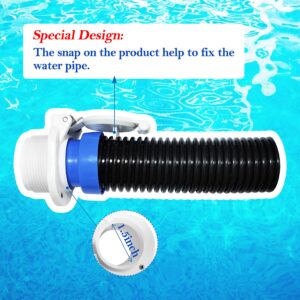 W400BWHP Free Rotating Vacuum Lock Safety Wall Accessories Replacement for Hayward Navigator Pool Cleaners（White）