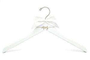 mrs wedding hanger, bride hanger, bridal wedding gift, decal