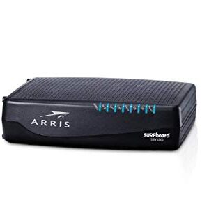 ARRIS Surfboard SBV3202 DOCSIS 3.0 Cable Modem, Certified for Xfinity Internet & Voice (Black) (Renewed)