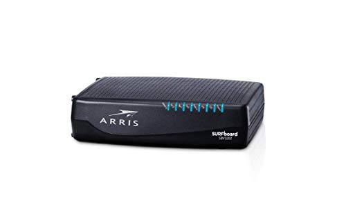 ARRIS Surfboard SBV3202 DOCSIS 3.0 Cable Modem, Certified for Xfinity Internet & Voice (Black) (Renewed)