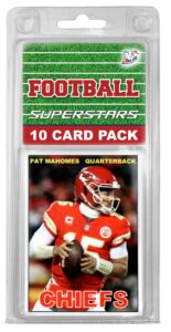 kansas city chiefs- (10) card pack nfl football different chief superstars starter kit! comes in souvenir case! great mix of modern & vintage players for the super chiefs fan! by 3bros