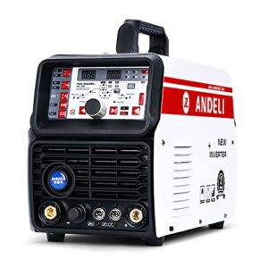 andeli tig welder 220v smart ac dc pulse cold welding machine tig aluminum with aluminum alloy tig welding machine tig-250pl ac dc (tig cold & al suit)