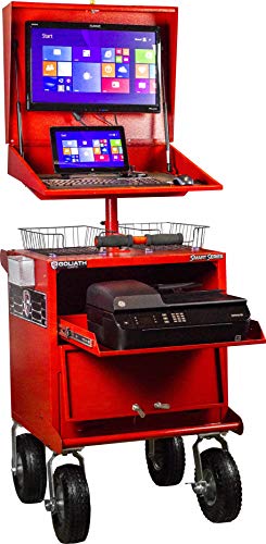 Goliath Carts G1-ATT(Touch Version) “Go Cart” Tablet Edition Powered Mobile Workstation