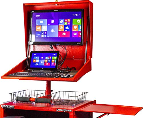 Goliath Carts G1-ATT(Touch Version) “Go Cart” Tablet Edition Powered Mobile Workstation