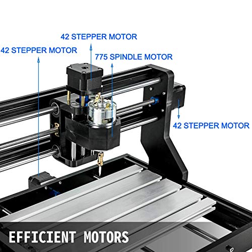 VEVOR CNC 3018-PRO Router Machine 3 Axis GRBL Control with Offline Controller Plastic Acrylic PCB PVC Wood Carving Milling Engraving Machine XYZ Working Area 300x180x45mm