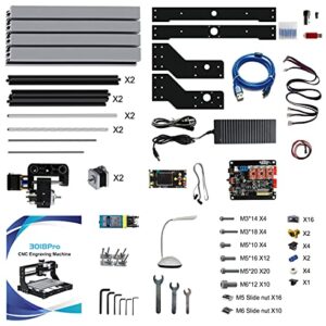 VEVOR CNC 3018-PRO Router Machine 3 Axis GRBL Control with Offline Controller Plastic Acrylic PCB PVC Wood Carving Milling Engraving Machine XYZ Working Area 300x180x45mm