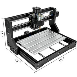 VEVOR CNC 3018-PRO Router Machine 3 Axis GRBL Control with Offline Controller Plastic Acrylic PCB PVC Wood Carving Milling Engraving Machine XYZ Working Area 300x180x45mm