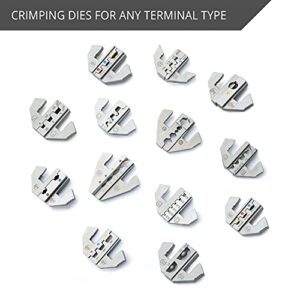 Wirefy Crimping Die for Open Barrel Terminals - 20-10 AWG