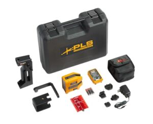 pacific laser systems pls 6r rbp kit, cross line and point red laser kit with rechargeable battery pack