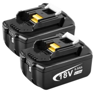 fancy buying [2pack] 18v 6000mah replacement battery for makita bl1850 bl1815 bl1830 bl1835 bl1840 bl1860 lxt400 194204-5 194205-3 194230-4 194309-1