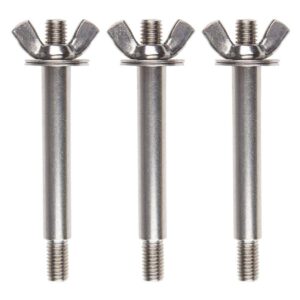 fire sense 61965 patio heater 3 barrel bolts replacement hardware accessories for attaching reflector to emitter screen set includes wing nuts & washers