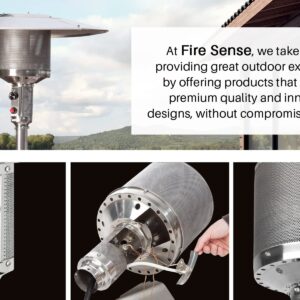 Fire Sense 63047 Pro Series Head Assembly 46,000 BTU Propane Patio Heater Head Replacement Fits With Model: Pro series 61436