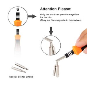 31 in 1 Magnetic Screwdriver Set with Non-Slip Handle, Small Screwdrivers Repair Tool Kit for iPhone, iPad, Computer, Watch, Glasses, Camera, Electronic