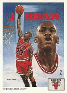 1991-92 upper deck basketball low series diamond hologram (most common) #75 michael jordan chicago bulls tc official nba trading card