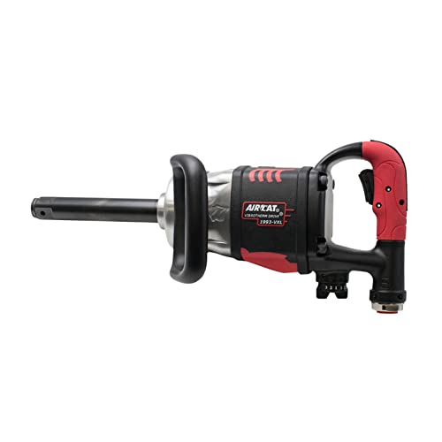 AIRCAT Pneumatic Tools 1993-VXL: 1-Inch Vibrotherm Drive Composite Straight Impact Wrench 2,300 ft-lbs - 7-Inch Extended Anvil