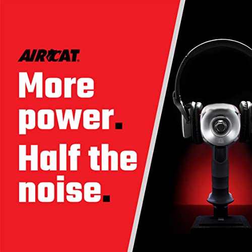 AIRCAT Pneumatic Tools 1993-VXL: 1-Inch Vibrotherm Drive Composite Straight Impact Wrench 2,300 ft-lbs - 7-Inch Extended Anvil