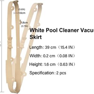 ATIE Pool Cleaner Vacuum Skirt Compatible with Pentair Kreepy krauly Great White GW9500 and Dorado 360151 Pool Cleaner GW9508 Vacuum Skirt (2 Pack)