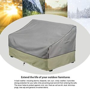 KylinLucky Outdoor Furniture Covers Waterproof, 3-Seater Patio Sofa Cover Fits up to 62 x 38 x 35 inches