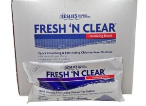 leslie's fresh n clear quick dissolving & fast acting chlorine-free oxidizer (1 lb) (6)
