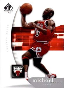 2005-06 sp authentic #12 michael jordan nba basketball trading card chicago bulls
