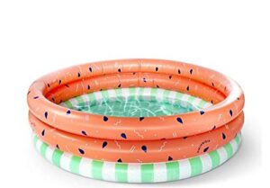 minnidip designer inflatable pool watermelon