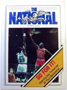 1989/90 the national sports michael jordan promo rare card the last dance