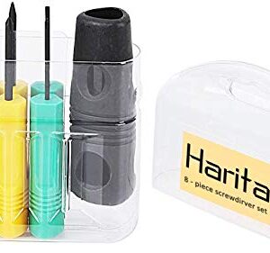 Mini Screwdriver Sets with Magnet, 8 in 1 Screw Driver Tool Phillips/Slotted Head Tips Screwdriver Kits for Repair Electronics, MacBook, iPhone, iPad, Eyeglass, Watch, Tablet