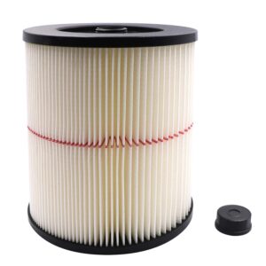 17816 replacement filter for craftsman 9-17816 wet/dry vacuum cleaner fit 5 gallon,1 pack