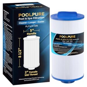 poolpure plf4ch-24 spa filter replaces pleatco pgs25p4, unicel 4ch-24, filbur fc-0131, 20254-238, sd-00004, pas-1217, 12519, gatsby 25, 25 sqft filter cartridge 1 pack