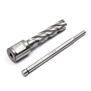 annular cutter jestuous 3/4 inch weldon shank 1/2 cutting diameter 2 cutting depth with pilot pin slugger bits two flat hss kit for magnetic drill press,1 piece
