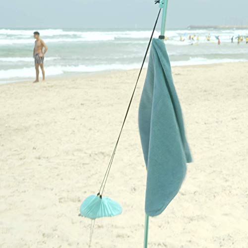 Red Suricata Mini Shovel Set - Aluminum Mini Shovel and 2 Towel Hooks for Family Beach Sunshade Canopy or Premium Multi Terrain Beach Tent