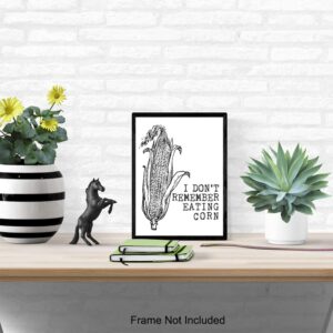 Bathroom Wall Art Decor - Restroom Sign, Guest Bath Decoration - Powder Room or Rest Room Print - Funny 8x10 Poster - Unique UNFRAMED Gift