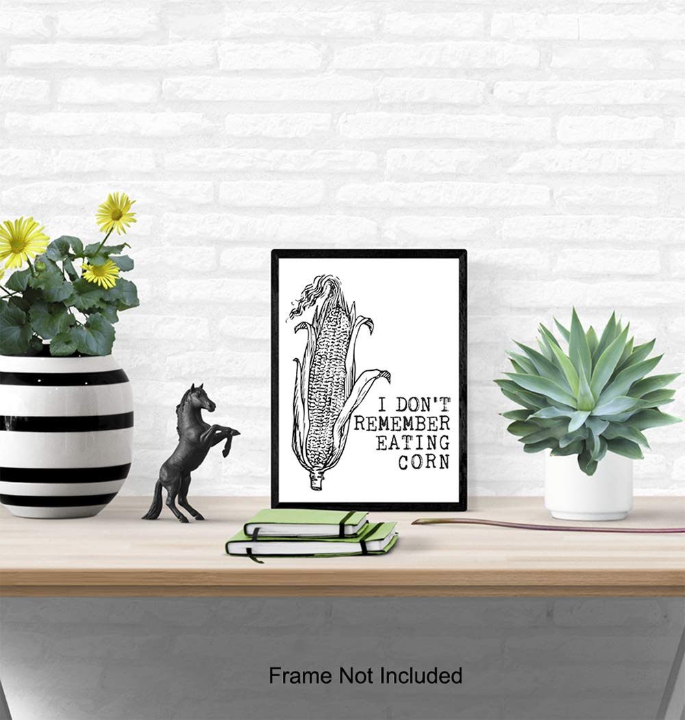 Bathroom Wall Art Decor - Restroom Sign, Guest Bath Decoration - Powder Room or Rest Room Print - Funny 8x10 Poster - Unique UNFRAMED Gift