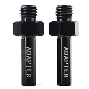 2pcs/lot adapter for threaded diamond core drill -1/2"triangle to 5/8"-11 male (1/2“)