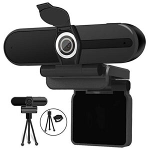 xpcam 4k webcam, webcam 8mp hd computer camera with microphone, pro streaming web camera with privacy shutter and tripod, desktop laptop usb webcams