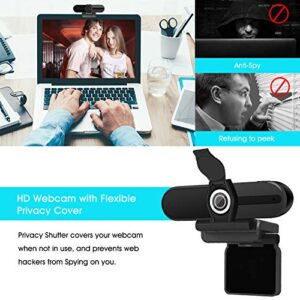 XPCAM 4K Webcam, Webcam 8MP HD Computer Camera with Microphone, Pro Streaming Web Camera with Privacy Shutter and Tripod, Desktop Laptop USB Webcams