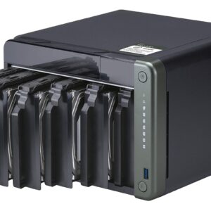 QNAP TS-653D-8G 6 Bay NAS for Professionals with Intel® Celeron® J4125 CPU and Two 2.5GbE Ports